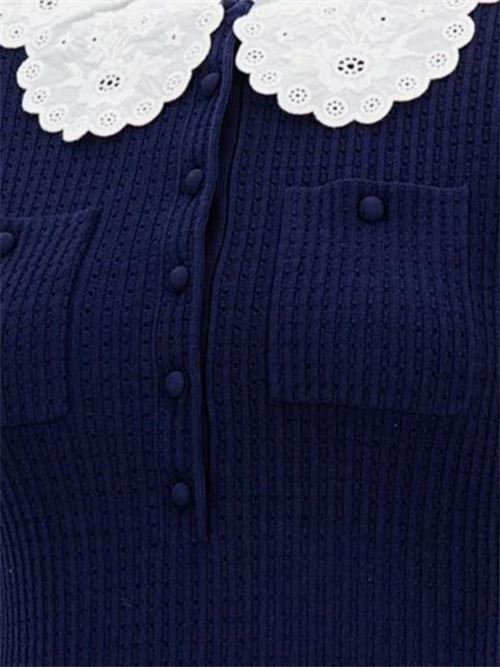 Mini abito a maglia SELF PORTRAIT | RS26106SBNAVY